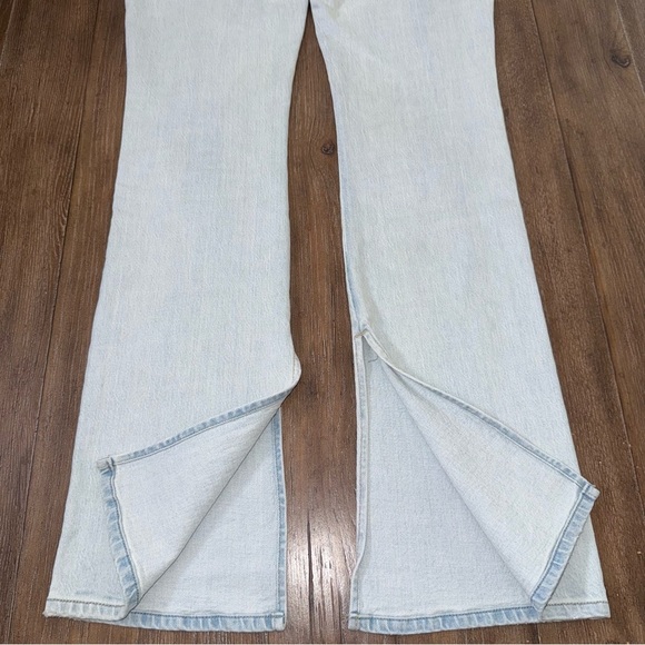 Pistola High Rise Jean Straight leg Side Split Light Blue Women’s 26 - Picture 10 of 13